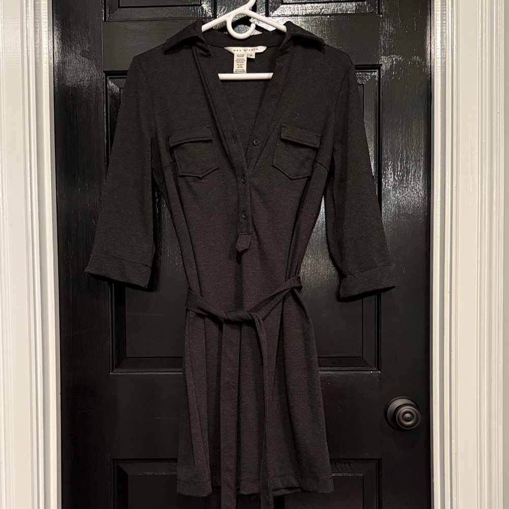 Max Studio Button Tie Dress Size Medium